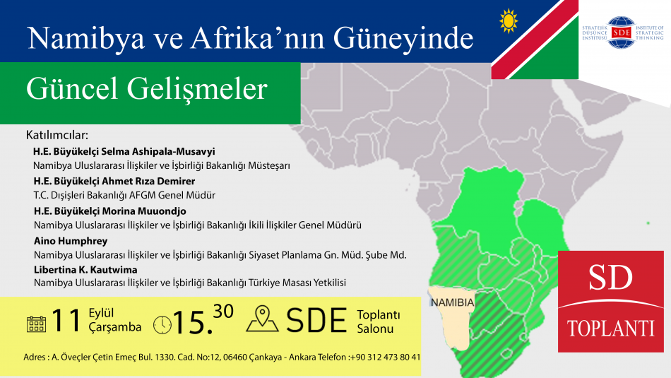 "Namibya ve Afrika'nın Güneyinde Güncel Gelişmeler"