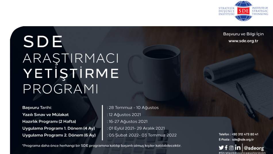 SDE ARAŞTIRMACI YETİŞTİRME PROGRAMI