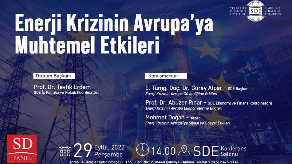 Enerji Krizinin Avrupa'ya Muhtemel Etkileri