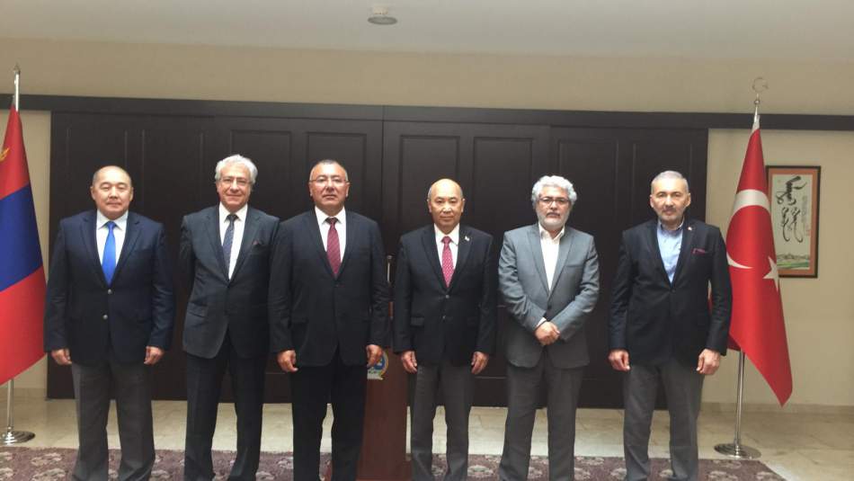 SDE Heyetinden Moğolistan Büyükelçisi Ravdan'a Ziyaret