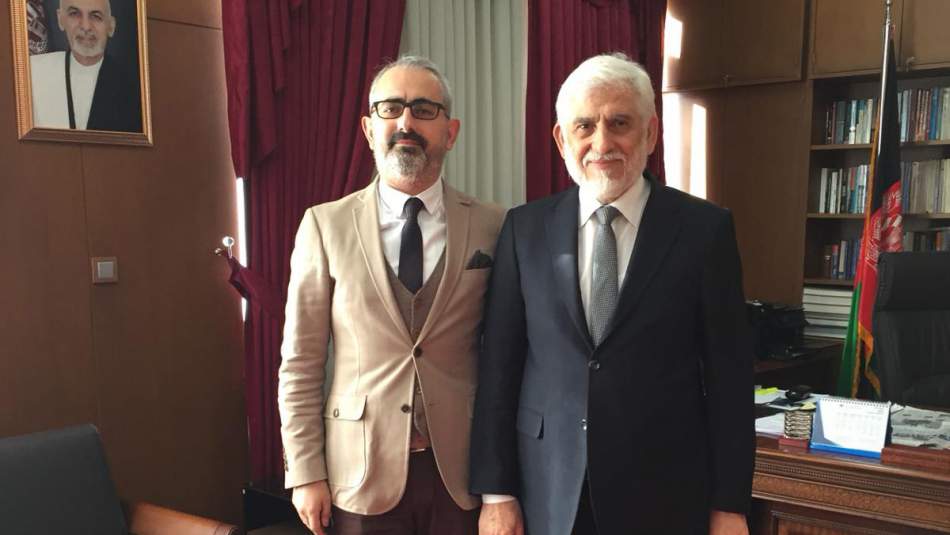 SDE Başkanı Kafkasyalı Afganistan Ankara Büyükelçisi Abdul Rahim Sayed Jan ile görüştü