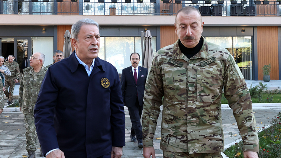 Milli Savunma Bakanı Akar ve TSK Komuta Kademesi Bakü'de