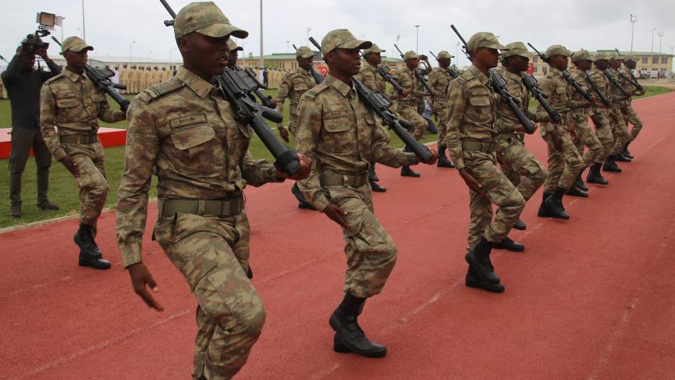 Somali'deki Türk Askeri Eğitim Merkezi Dördüncü Mezunlarını Verdi