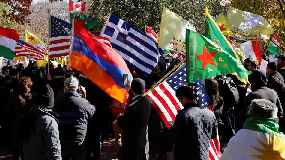 ABD'de Ermeni Dernekleri ve PKK Yandaşlarından Türkiye Karşıtı Eylem