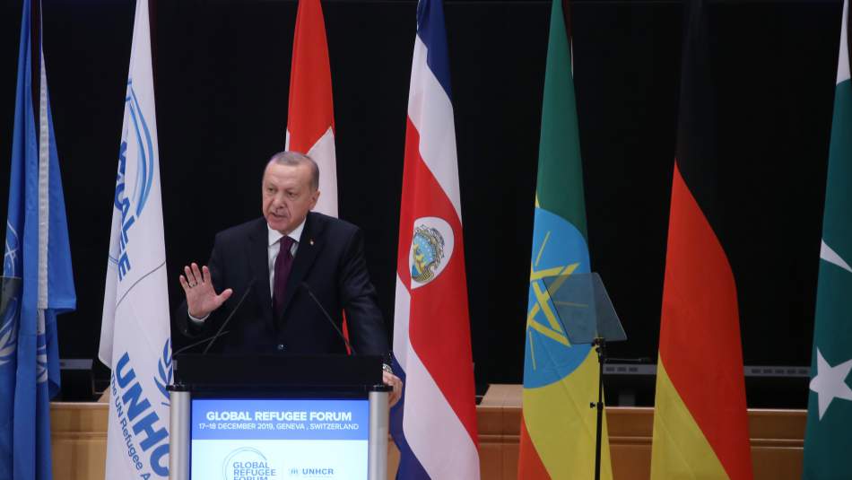 Cumhurbaşkanı Erdoğan BM Cenevre Ofisi'nde
