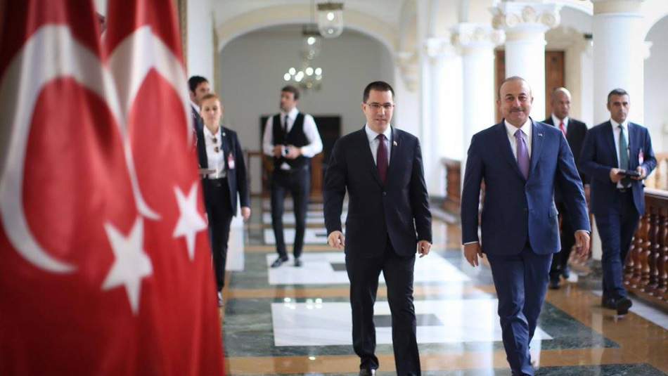 Çavuşoğlu Venezuela Dışişleri Bakanı Arreaza İle Görüştü