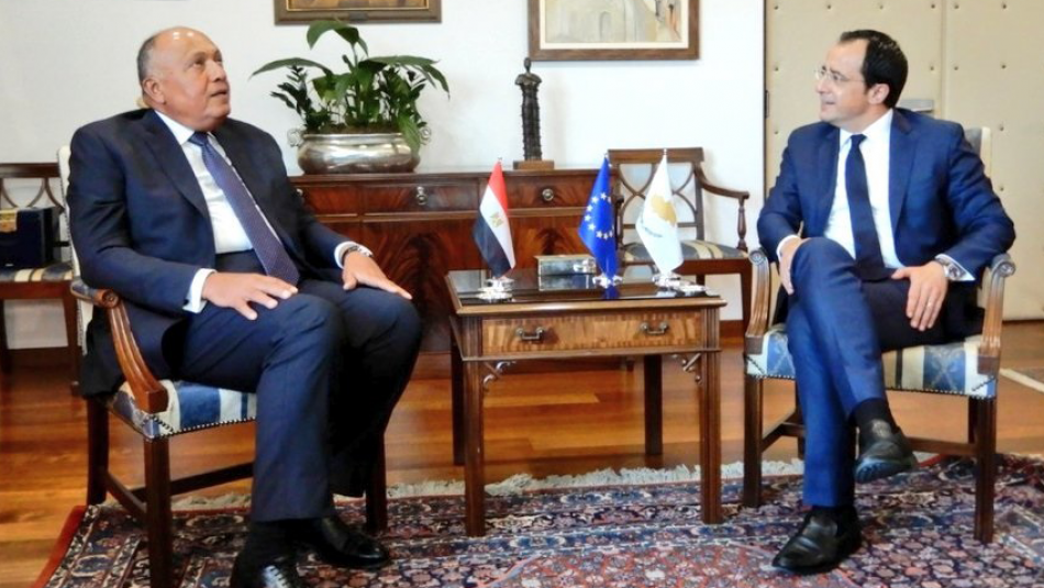 Mısır Dışişleri Bakanı Lefkoşa'yı Ziyaret Etti