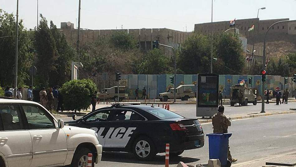 Erbil'de valilik binasına silahlı saldırı