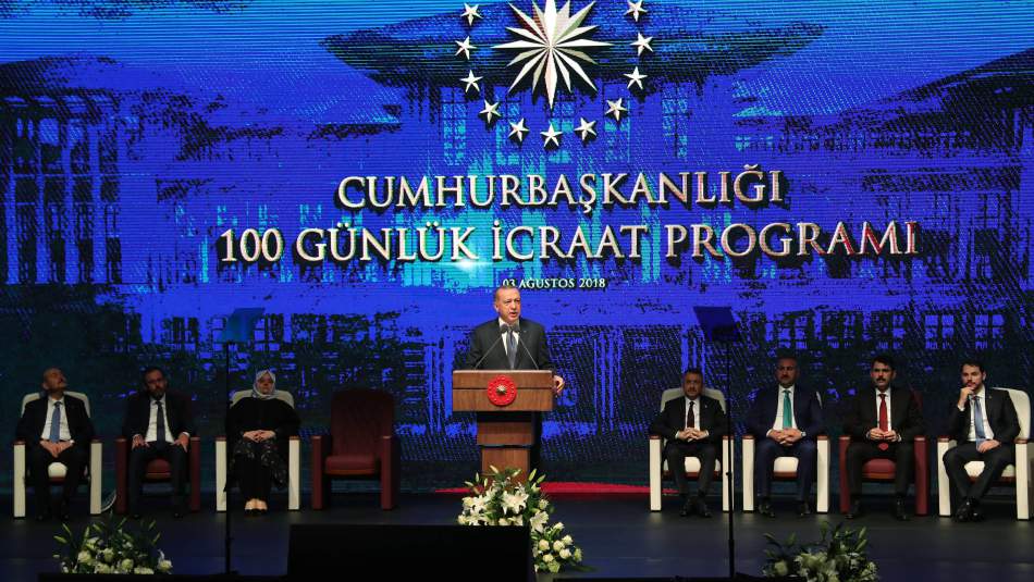 Cumhurbaşkanı Erdoğan, 100 Günlük Eylem Planı'nı açıkladı
