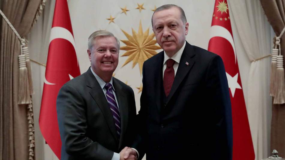 ABD'li senatör Lindsey Graham Erdoğan ile Görüştü