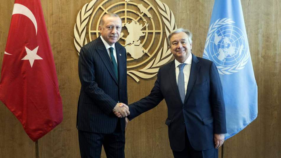 Erdoğan, Guterres'le görüştü