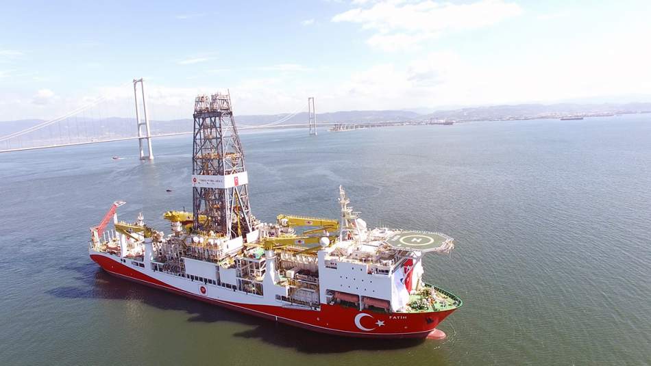 Fatih Sondaj Gemisi Doğu Akdeniz'de Yeni Görevine Başladı