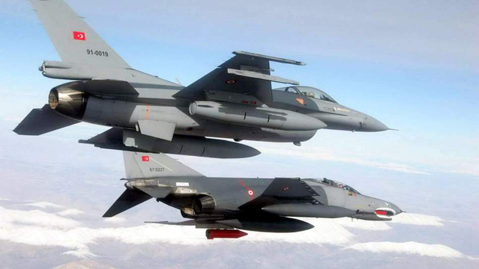 F-16'lar Suriye Hava Sahasında 5. Kez Uçuş Gerçekleştirdi