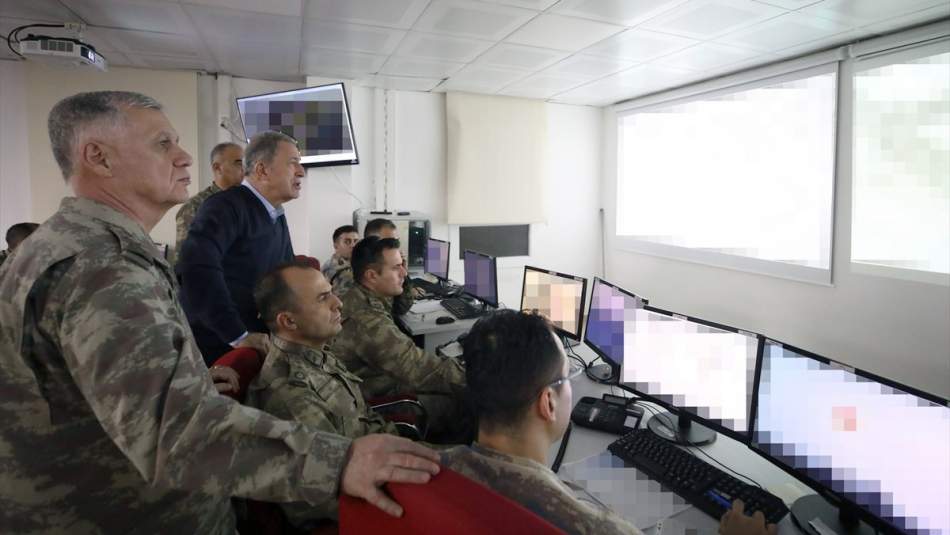 Bakan Akar ve Komutanlar İdlib'deki Harekat İçin Hatay'da