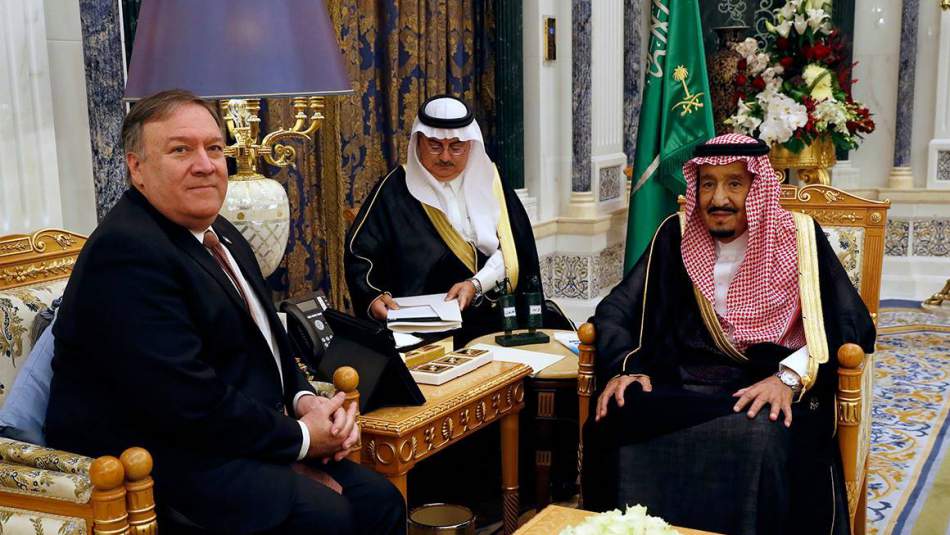 Pompeo, Kral Selman ve Muhammed Bin Selman'la Görüştü