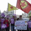 Tel Aviv'de YPG/PKK'ya Destek Eylemi
