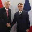 Cumhurbaşkanı Erdoğan Fransa Cumhurbaşkanı Macron ile Görüştü