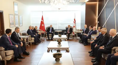 Cumhurbaşkanı Erdoğan KKTC’de