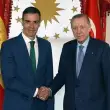 Cumhurbaşkanı Erdoğan, İspanya Başbakanı Sanchez’i Dolmabahçe’de Kabul Etti