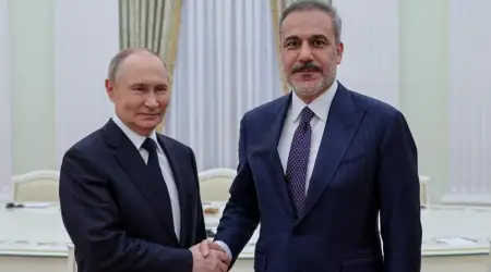 Dışişleri Bakanı Hakan Fidan, Kremlin’de Putin ve Yardımcısı Medinskiy ile Görüştü