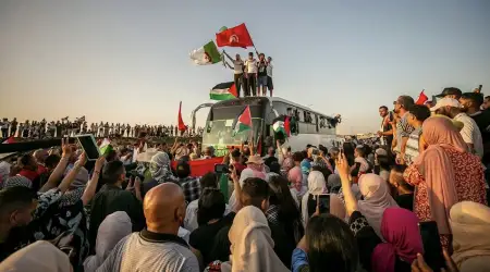 Kuzey Afrika’dan Başlayan Gazze Yürüyüşü Devam Ediyor