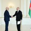 Aliyev, Filistin’in Yeni Büyükelçisi Metani’yi Kabul Etti