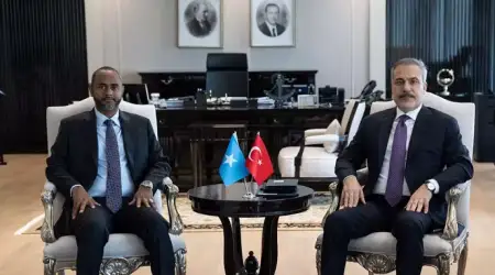 Dışişleri Bakanı Hakan Fidan Somalili Bakan ile Görüştü
