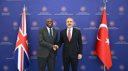 Dışişleri Bakanı Hakan Fidan, İngiliz Mevkidaşı David Lammy ile Ankara’da Bir Araya Geldi