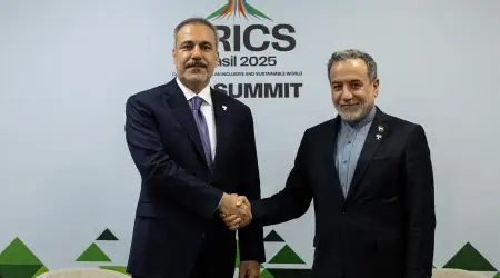 Fidan, BRICS Zirvesi’nde İran ve Belarus Dışişleri Bakanlarıyla Görüştü