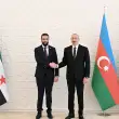 Azerbaycan Cumhurbaşkanı Aliyev ile Suriye Cumhurbaşkanı Şara Bakü’de Bir Araya Geldi
