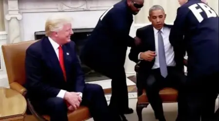 Trump, 2016 Seçimlerine Müdahale Etmekle Suçladığı Obama’yı Yapay Zekâ ile Tutuklattı
