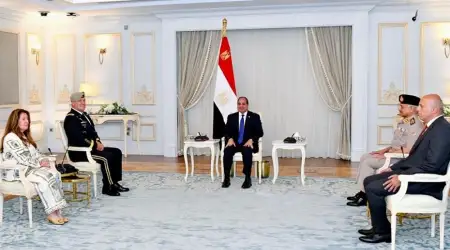 Mısır Cumhurbaşkanı Sisi, CENTCOM Komutanıyla Gazze’de Ateşkes ve Sürekli Yardım Ulaştırılması Konusunda Görüştü