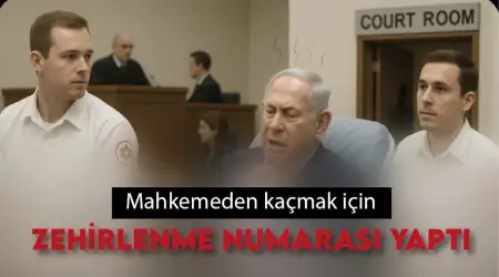 İsrail Muhalefeti: Netanyahu Mahkemeye Çıkmamak İçin Zehirlenme Numarası Yaptı