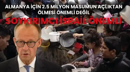 Alman Hükümeti Tercihini Ortaya Koydu: Soykırıma Uğrayan 2,5 Milyon Gazzelinin Canı Değil, Soykırımcı İsrail’in Güvenliği Önemli