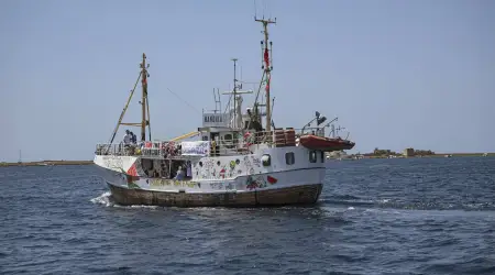 Soykırımcı İsrail Gazze’ye Yardım Gemisi Hanzala’ya da Müdahale Etti