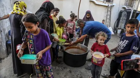 BM: Gazze'de Her 3 Kişiden Biri Günlerdir Yemek Yemedi