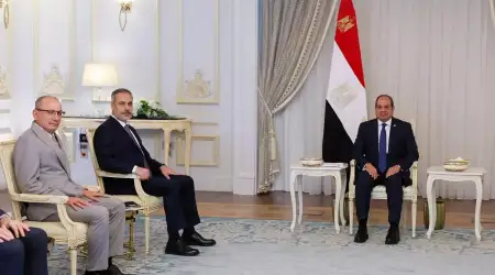 İsrail Hükümeti’nin Gazze’yi Topyekûn İşgal Kararının Ertesi Günü Bakan Fidan Mısır Cumhurbaşkanı Sisi ile Birlikte Somut Adımları Konuştu