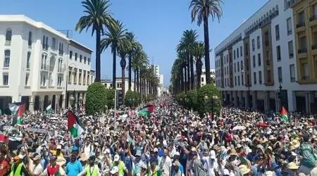 Fas’ın 58 Şehrinde Filistin için 105 Protesto Düzenlendi