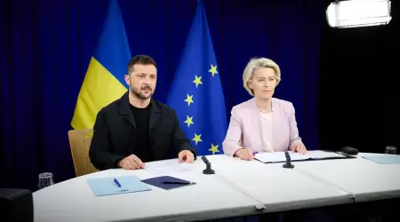 Zelenskiy ABD'ye Gitmeden Önce Brüksel'de von der Leyen ile Görüştü, Trump'ın Bugün Zelenskiy ile Yapacağı Görüşmeye Avrupalı Liderler de Katılacak