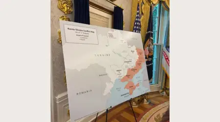 Rusya Dışişleri Bakanlığı, Beyaz Saray’daki Ukrayna Haritasını Zelenski’ye Atılmış Okkalı Bir Şamar Olarak Tanımladı