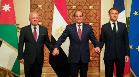 Macron, Mısır ve Ürün Liderleriyle İsrail’in Gazze’yi işgal Planını Değerlendirdi