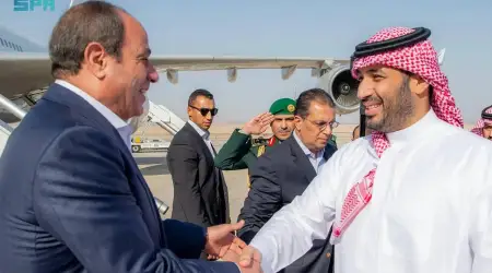 Muhammed Bin Selman, NEOM’da Sisi ile Görüştü