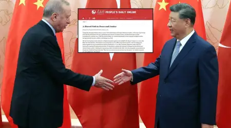 Cumhurbaşkanı Erdoğan, Çin’in En Büyük Gazetesinde Yayınlanan Makalesinde Barış ve Adalete Vurgu Yaptı