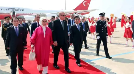 Cumhurbaşkanı Erdoğan'ın Tianjin Temasları
