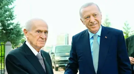 Erdoğan-Bahçeli Görüşmesinde Terörle Mücadele ve Suriye Diplomasisi Gündemde