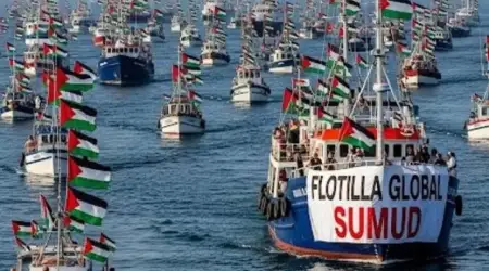 Katil İsrail Küresel Sumud Filosu’na İkinci Kez Saldırdı