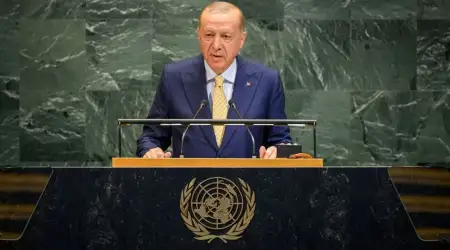 BM Yüksek Düzeyli Konferansında Konuşan Erdoğan Filistin’in Tanınması Sürecinin Hızlandırılmasını İstedi