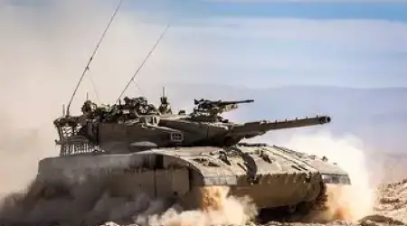 Kassam Mücahidi İsrail Merkava Tankını Tek Başına Havaya Uçurdu