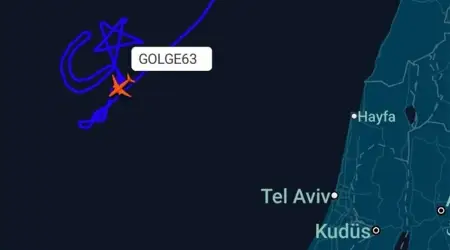 Gazze’de Ateşkes Müzakerelerinin Bittiği Saatlerde İsrail Karasuları Açıklarında Akdeniz’e Akıncı Türk SİHA’sı Ayyıldız Çizdi