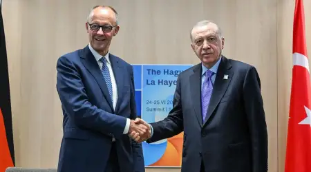 Ortak Basın Toplantısında Almanya Başbakanı İsrail’i Savununca Erdoğan Araya Girdi ve "Oradaki Soykırımı Görmüyor Musunuz?" Dedi